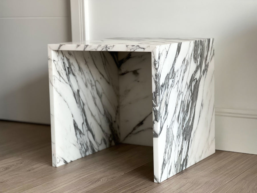 Serena marble side table
