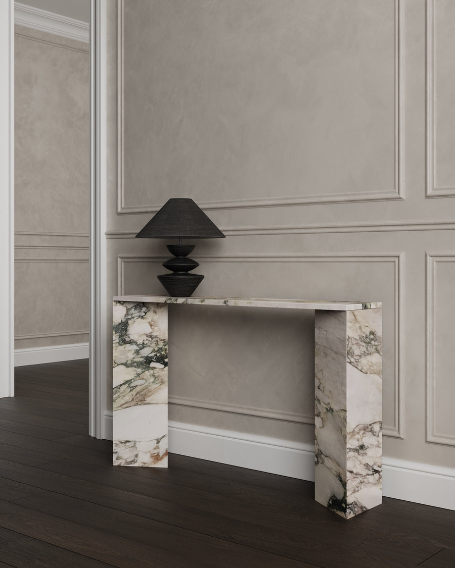 Monet marble console table by Collection Noir