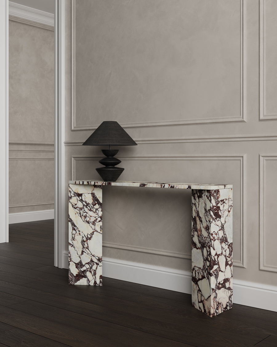 Viola marble console table by Collection Noir